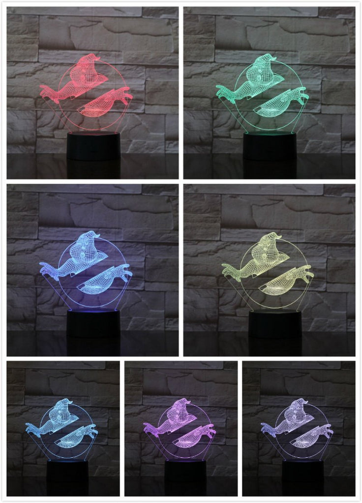 Ghostbusters 3D Illusion Lamp Night Light