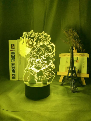 Image of Gon and Killua Figure 3D Illusion Lamp Night Light