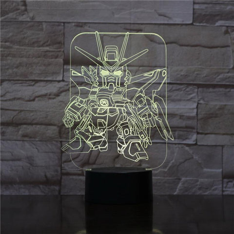 Image of GUNDAM Kids 3D Illusion Lamp Night Light