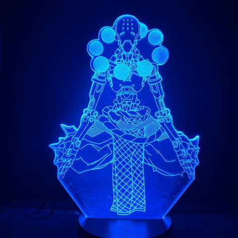 Image of Hero Tekhartha Zenyatta Adventurer Overwatch Wandering Mechanical Monks 3D Illusion Lamp Night Light