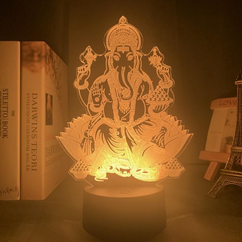 Hinduism 02 3D Illusion Lamp Night Light