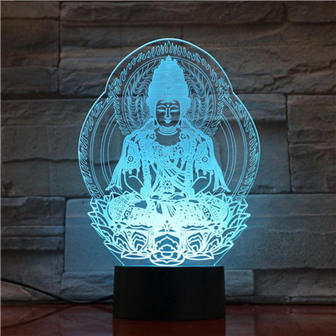Image of Hinduism 3D Illusion Lamp Night Light
