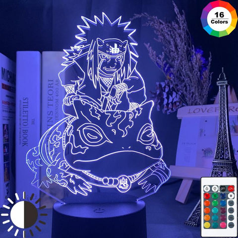 Image of Japanese Manga Jiraiya Figure 3D Illusion Lamp Night Light