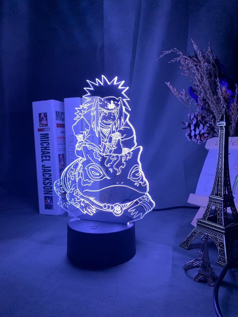Japanese Manga Jiraiya Figure 3D Illusion Lamp Night Light