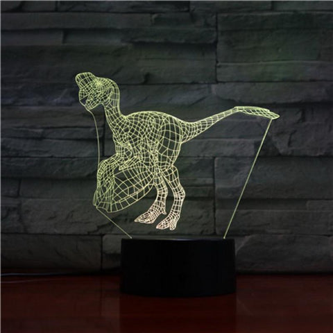 Image of Jurassic Park Ornithosaurus 3D Illusion Lamp Night Light