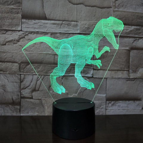Image of Jurassic World Tyrannical Dragon 3D Illusion Lamp Night Light