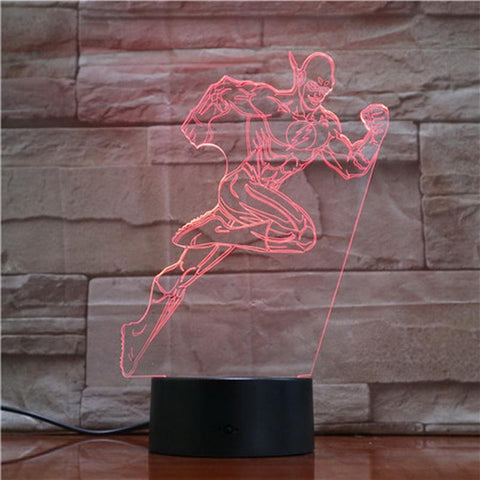 Image of Justice League The Flash 3D Illusion Lamp Night Light