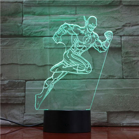 Image of Justice League The Flash 3D Illusion Lamp Night Light