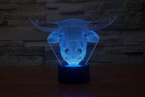 Image of Kiddie room Theme 3D Illusion Lamp Night Light