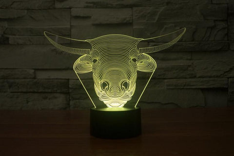 Image of Kiddie room Theme 3D Illusion Lamp Night Light