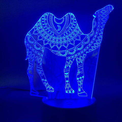 Image of Kids Child Bed Room 3D Illusion Lamp Night Light