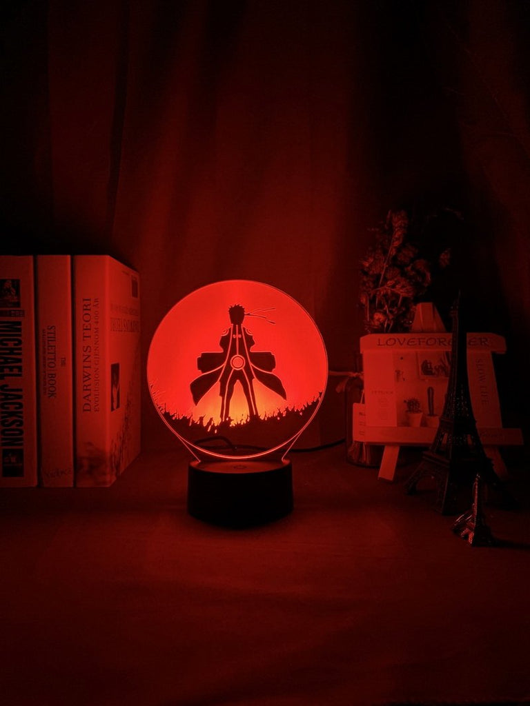 Kids Naruto Uzumaki Poster 3D Illusion Lamp Night Light