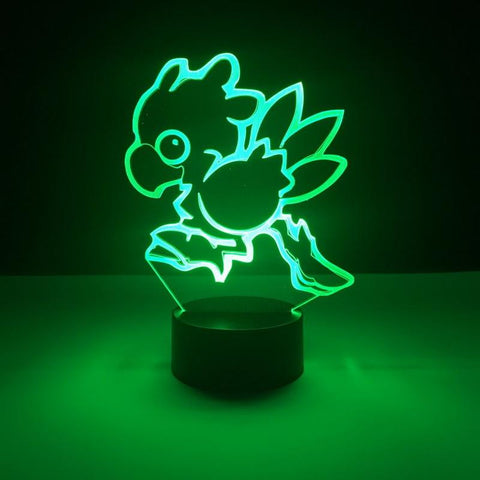 Image of Kids Nigh Chocobo Final Fantasy 3D Illusion Lamp Night Light
