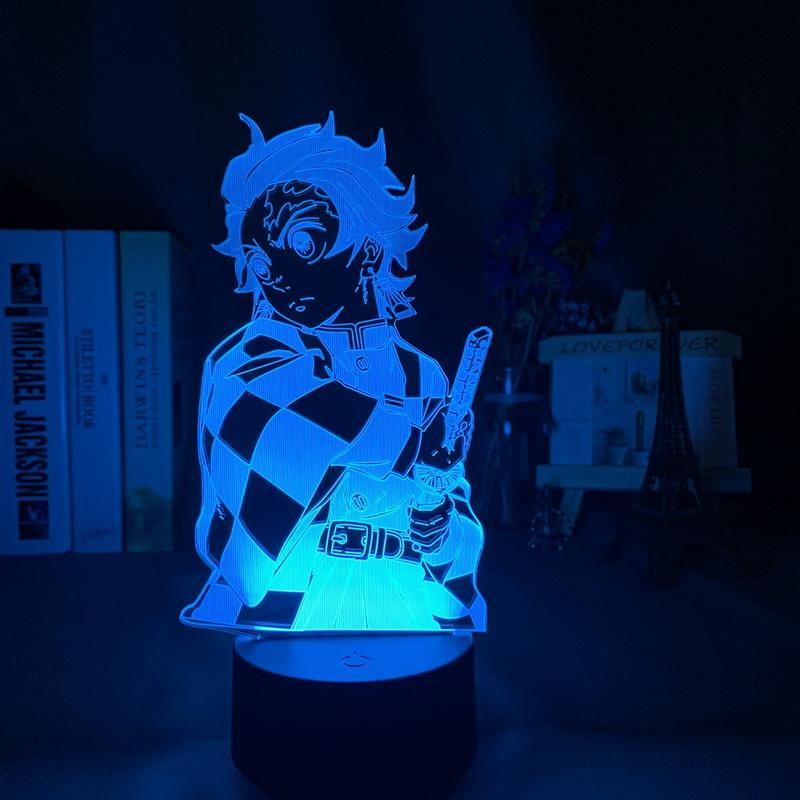 Kimetsu No Yaiba Tanjiro Kamado Figure 01 3D Illusion Lamp Night Light
