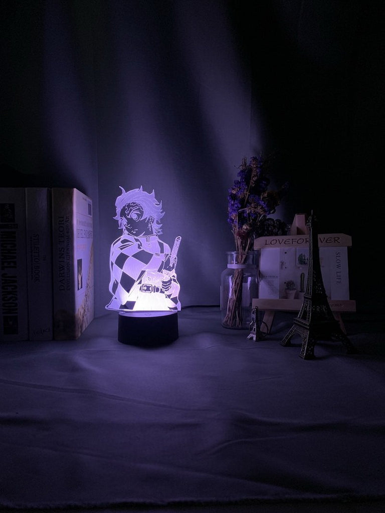 Kimetsu No Yaiba Tanjiro Kamado Figure 01 3D Illusion Lamp Night Light
