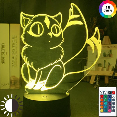 Image of Kirara Figure 3D Illusion Lamp Night Light