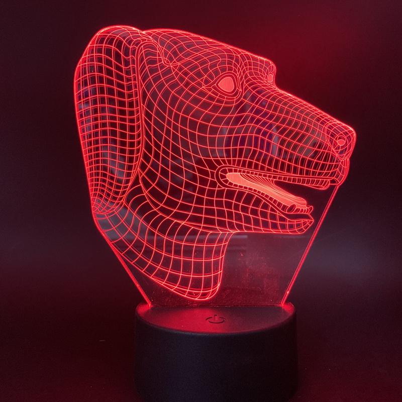 Lovely Dog 02 3D Illusion Lamp Night Light