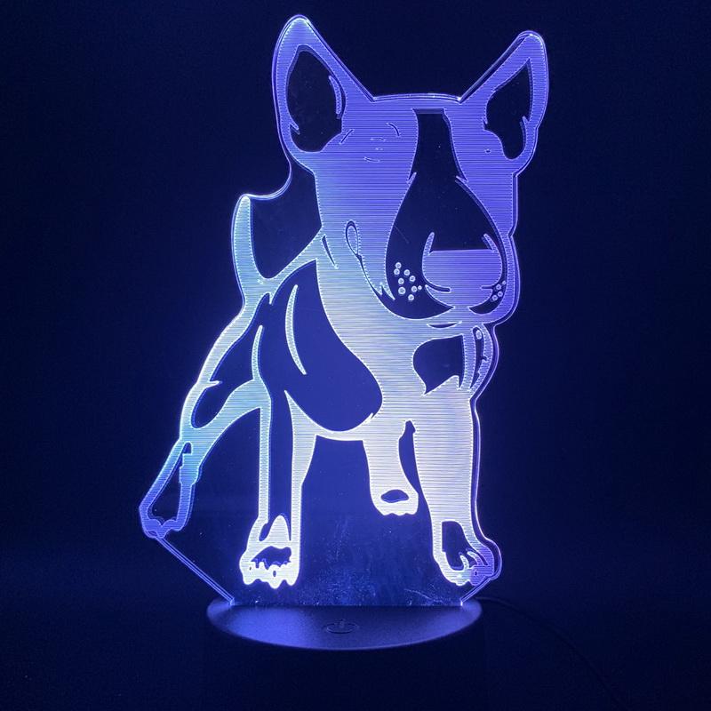 Mankinds friends Dog Room 3D Illusion Lamp Night Light