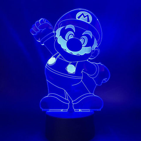 Image of Mario Lovely 3D Illusion Lamp Night Light