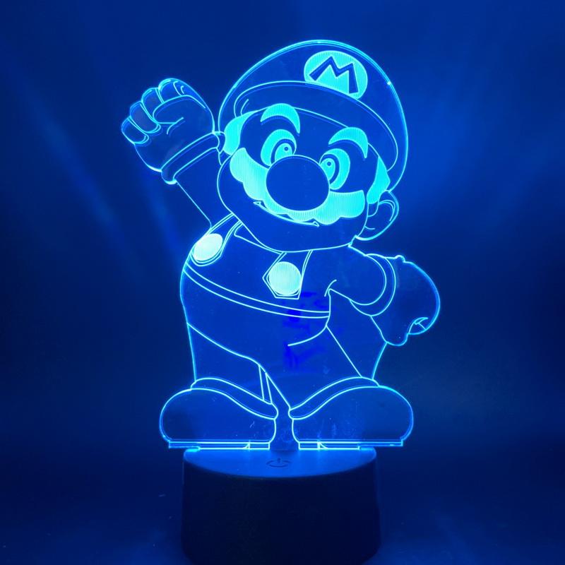 Mario Lovely 3D Illusion Lamp Night Light