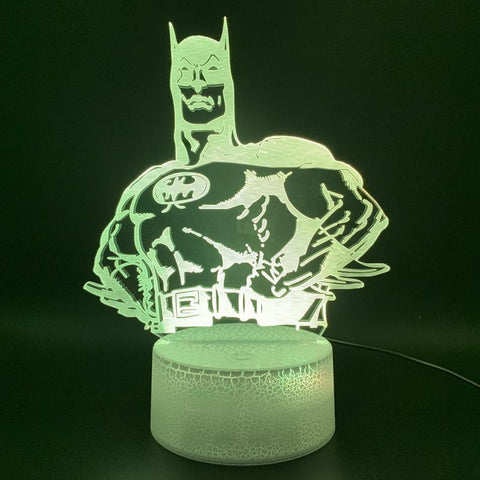 Image of Marvel Comics Superhero Batman Hologram Room 3D Illusion Lamp Night Light