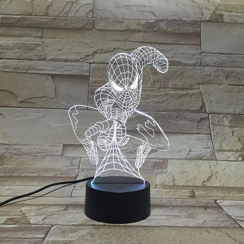 Image of Marvel Movie Spider-man 02 3D Illusion Lamp Night Light