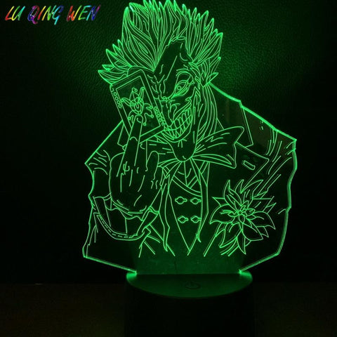 Image of Marvel Supervillain The Joker 3D Illusion Lamp Night Light