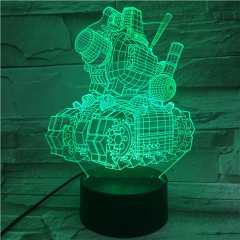 Image of Metal Slug Tank 3D Illusion Lamp Night Light