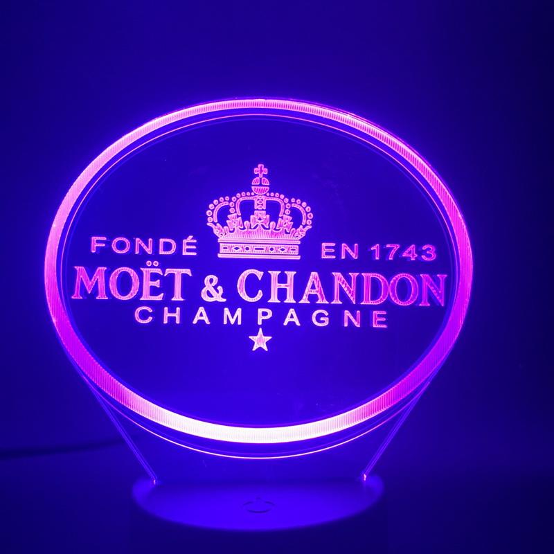 Moet Et Chandon 3D Illusion Lamp Night Light