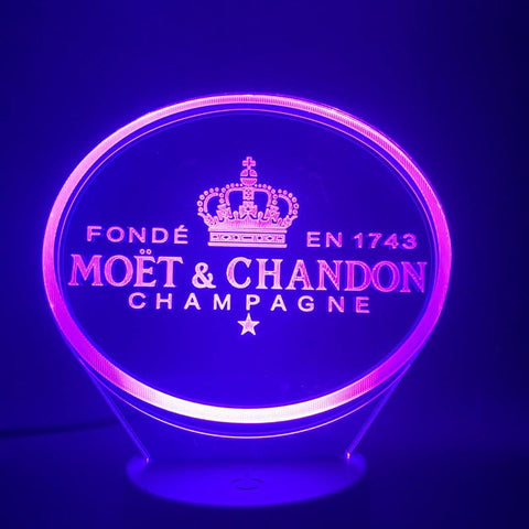 Image of Moet Et Chandon 3D Illusion Lamp Night Light