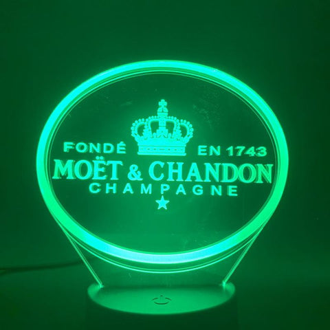 Image of Moet Et Chandon 3D Illusion Lamp Night Light