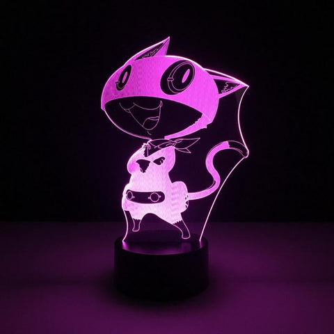 Image of Morgana Game Persona 5 3D Illusion Lamp Night Light