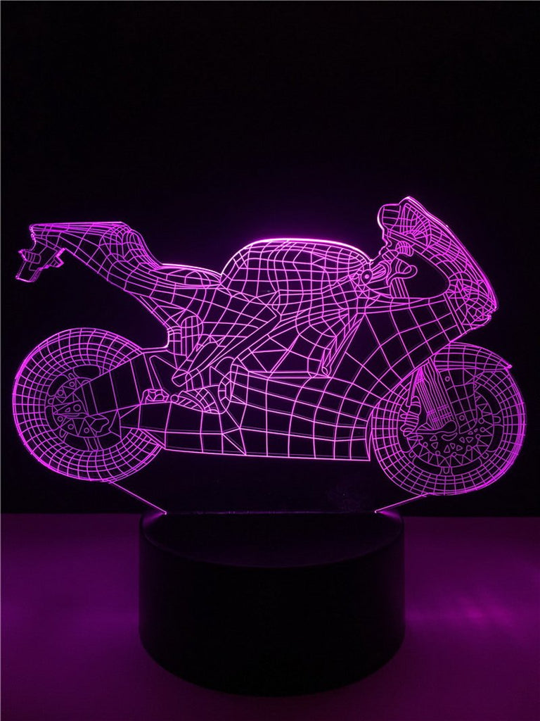 Motorcycle _1 3D Illusion Lamp Night Light