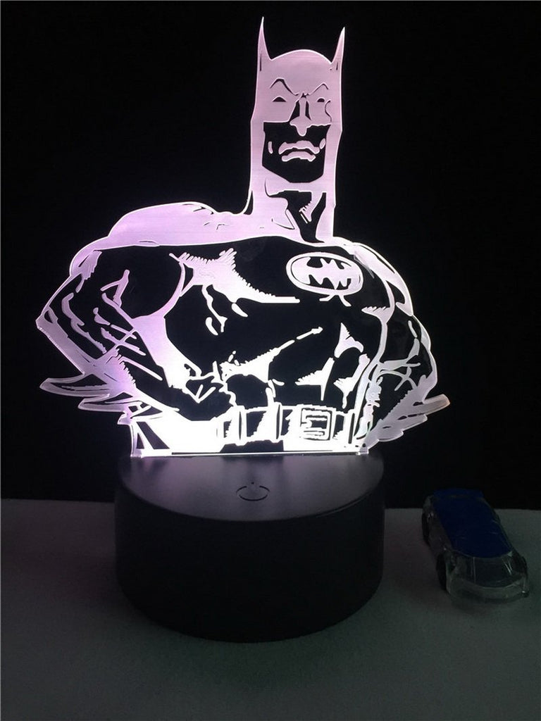 Movie Batman Party 3D Illusion Lamp Night Light