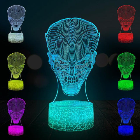 Image of Movie Figure 01 3D Illusion Lamp Night Light