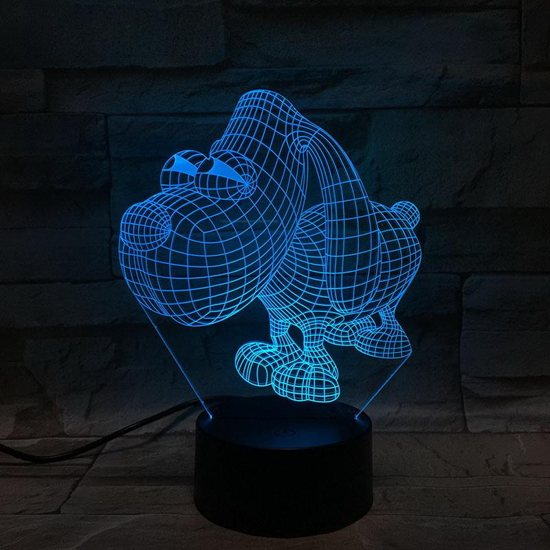 Mr Peabody & Sherman Room 3D Illusion Lamp Night Light