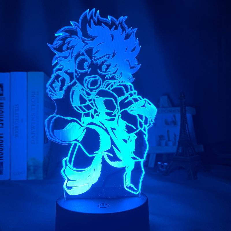 My Hero Academia Midoriya Izuku Figure 3D Illusion Lamp Night Light