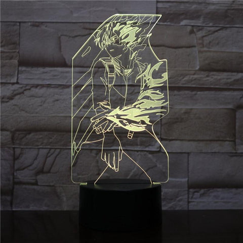 Image of My Hero Academia Todoroki So Figure 3D Illusion Lamp Night Light