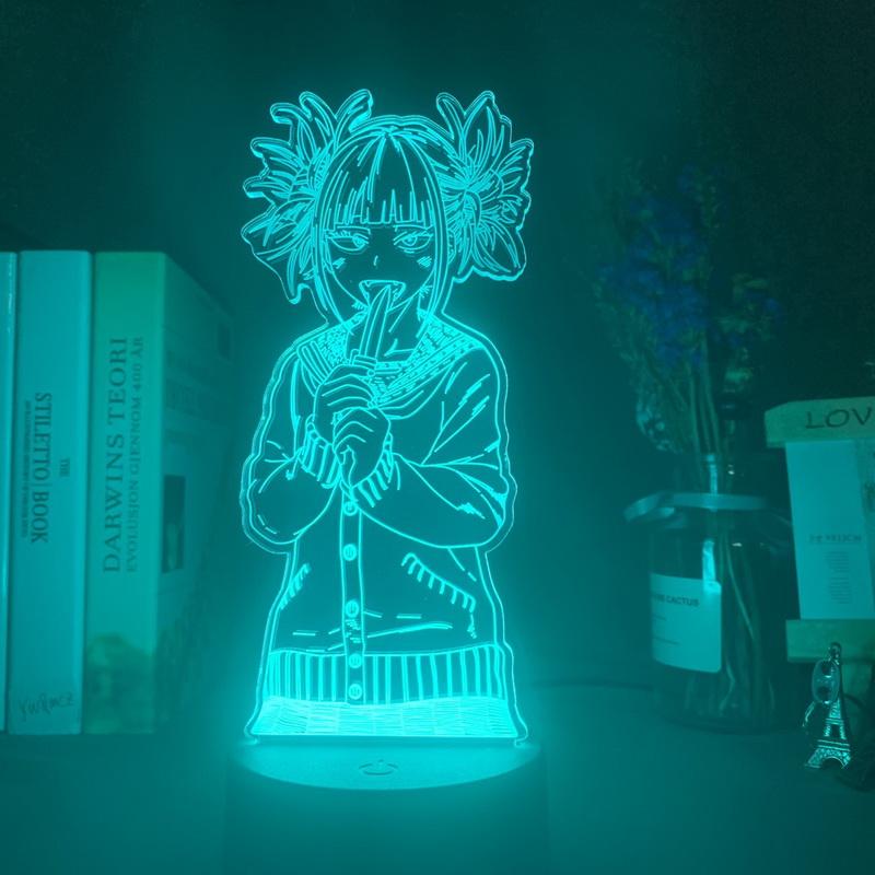 My Hero Academia Toga Himiko Figure 3D Illusion Lamp Night Light