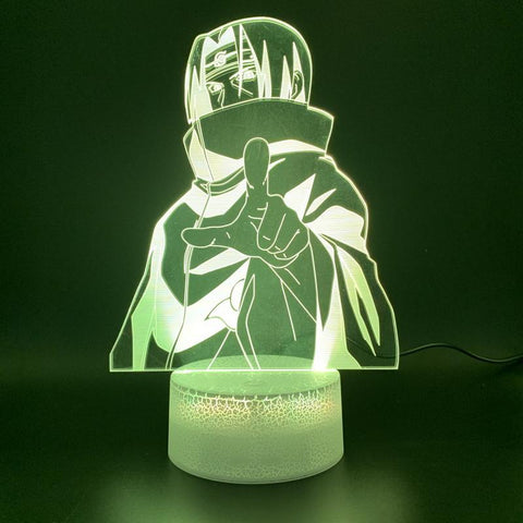 Naruto Anime Itachi Uchiha Figure 3D Illusion Lamp Night Light