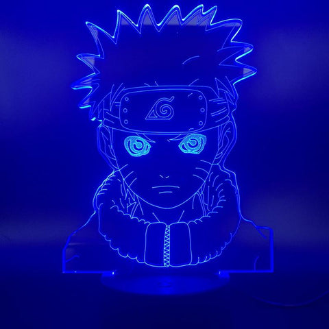 Image of Naruto ation Room 3D Illusion Lamp Night Light