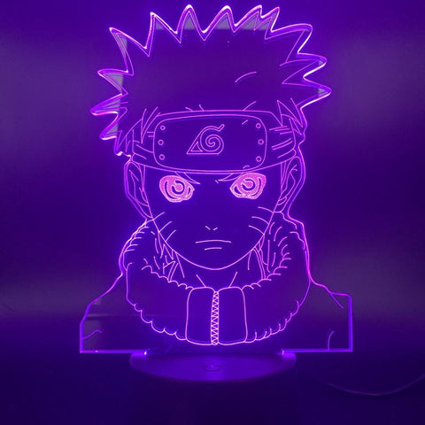 Image of Naruto ation Room 3D Illusion Lamp Night Light