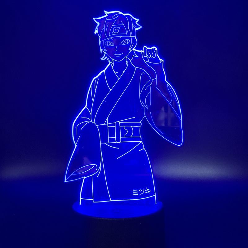 Naruto Hirokazu Sleep Room 3D Illusion Lamp Night Light