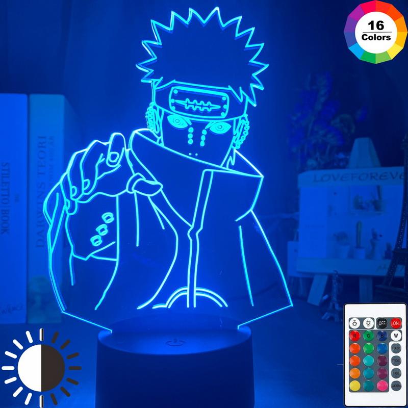 Naruto Nagato Figure 3D Illusion Lamp Night Light 4868
