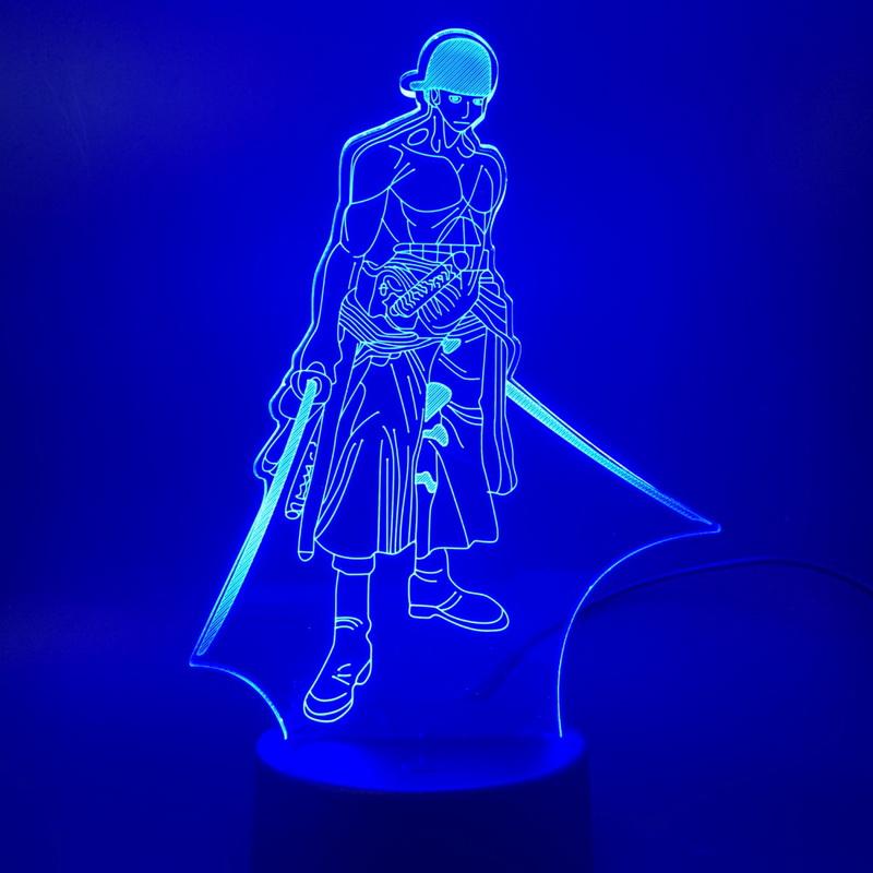 One Piece 3D Illusion Lamp Night Light