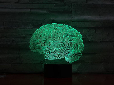 Image of Organ The Brain 3D Illusion Lamp Night Light