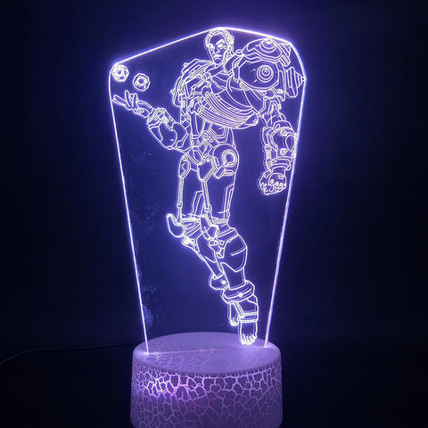 Image of Overwatch Game Hero Sigma 3D Illusion Lamp Night Light