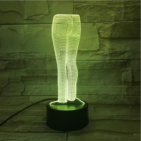 Image of Pants Baby 3D Illusion Lamp Night Light