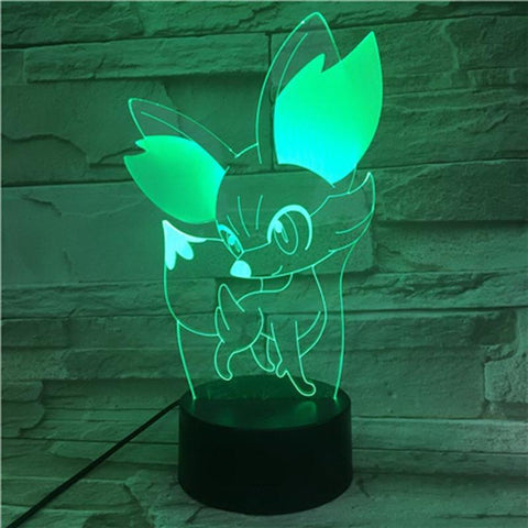 Image of Pokemon Game Figure 01 3D Illusion Lamp Night Light
