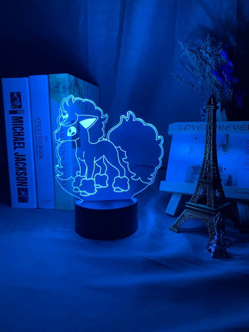Image of Pokemon Go Galarian Ponyta Figure 01 3D Illusion Lamp Night Light